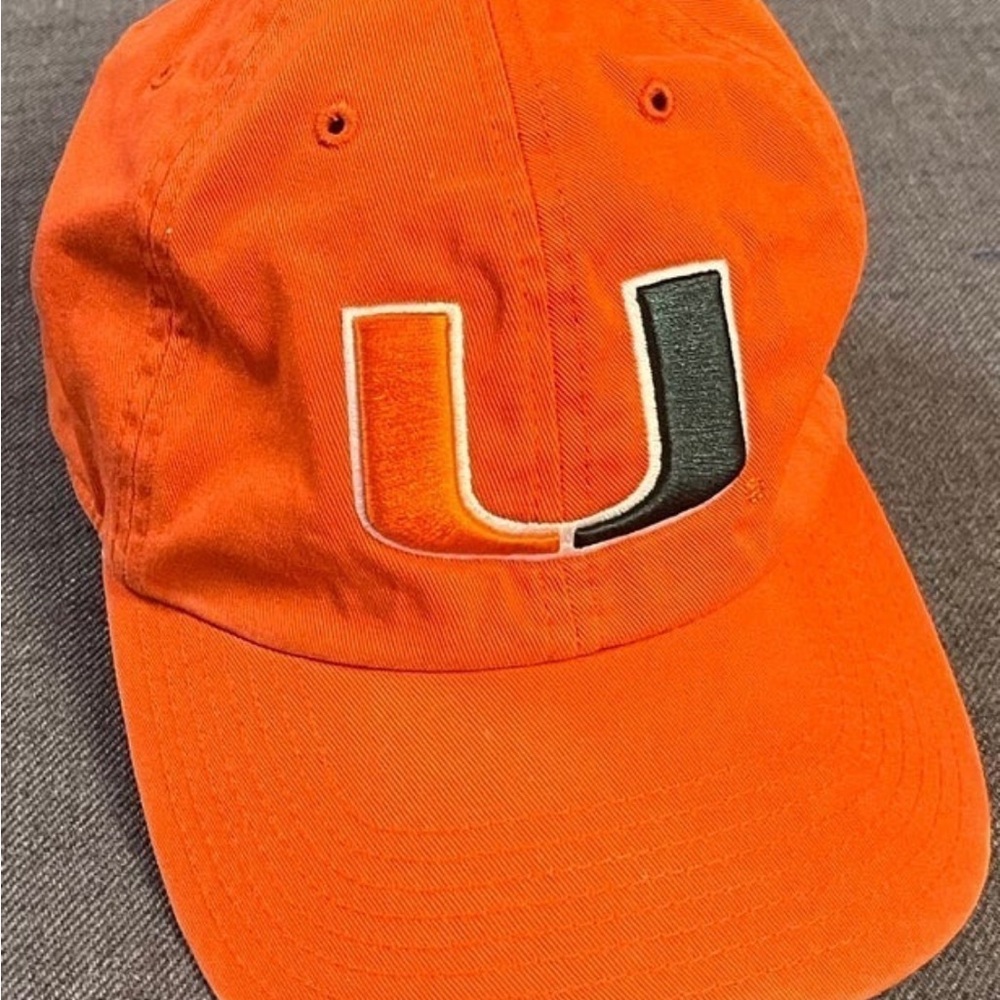 University of Miami hurricanes relaxed fitted hat